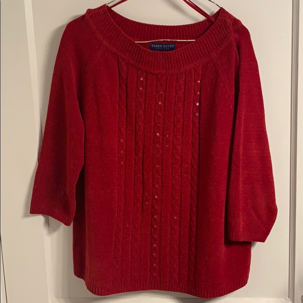 Red Sweater.